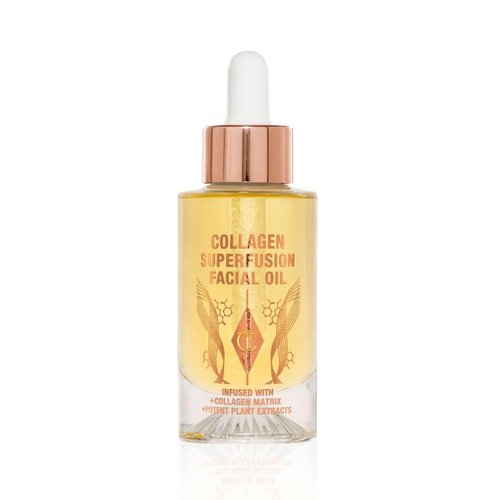 Charlotte Tilbury Collagen Superfusion Face Oil - Skin-Nourishing Collagen Facial Oil for a Glowing, Plump & Healthier-Looking Complexion - Enriched with Essential & Superfood Oils (8ml)