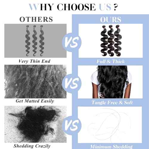 12 A Human Hair Bundles 16 18 20 22 Inch Body Wave Curly Bundles Human Hair 100% Unprocessed Brazilian Raw Virgin Hair 4 Bundles Body Wave Natural Color