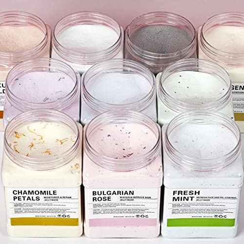 YMEYFAN Jelly Mask for Facials Professional, Collagen Peel Off Jelly Face Mask Powder, Deep Hydrating Moisturizing Facial Skin Care, Home Spa Day DIY Skincare for Women and Men (23Fl Oz)