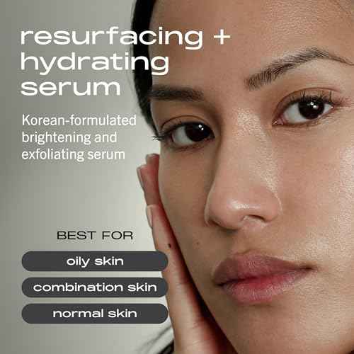 MATTER OF FACT Resurfacing + Hydrating Serum, Multi-Acid Blend with Niacinamide for Deep Hydration, Refined Texture and Clarity, 30mL / 1.0 Fl Oz