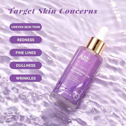 ANAI RUI 10% Tranexamic Acid Serum with Niacinamide,Kojic Acid,Ceramide, Skin Refining, for All Skin Types 1.69 FL.Oz/50 ML