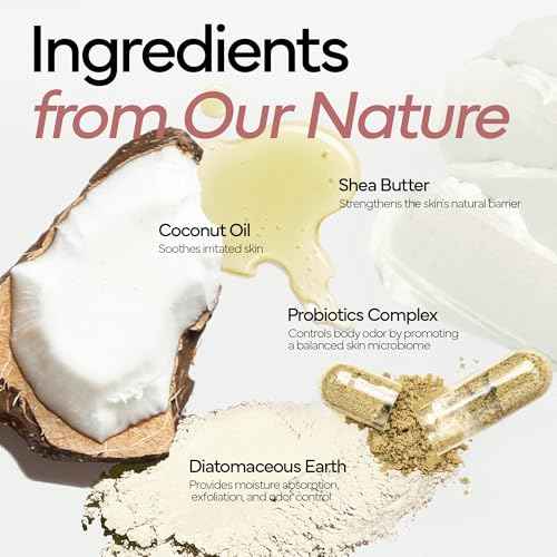 Aluminum-free Natural Deodorant | 72 Hour Odor Protection | for Women and Men, Non-Toxic | Sandalwood & Musk Scent (1.76 oz)