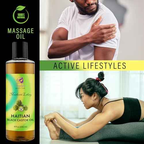 Doyley's Haitian Black Castor Oil 8oz | Pure, Hexane FREE | Hair and Skin