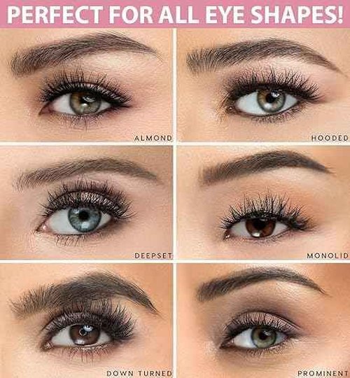 Amzmam Magnetic Eyelashes Natural Look, 3D Premium Faux Mink Magnetic Lashes，Reusable with Easy to Wear and Remove,Long Lasting (YG09)