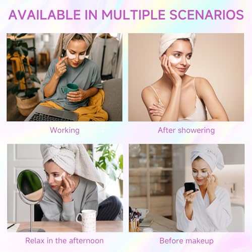 Under Eye Patches, Instant Firm Eye Patches Temporary, Collagen Peptide Firming Eye Mask for Under Eye Bags and Wrinkles Filler Improve Wrinkles Dark Circles Fine Lines for Women Men, 10 pair