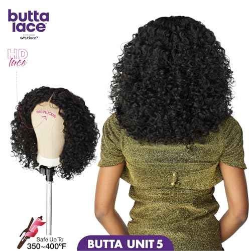 Sensationnel Butta Lace Wigs - Unit 5 Extra Wide 5 Inch Deep Parting Synthetic Preplucked Hairline Glueless Lacefront (T4/COPPER)