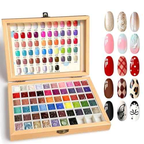 Sponge Paint Patting Gel Polish & Tools Kit, 57 Colors Ombre Nail Gradient Painting Gel Blush Blooming for Pigment Pat Aura Nails, French Manicure