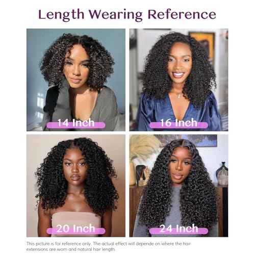 IDN BEAUTY Seamless Clip In Hair Extensions Human Hair, Kinky Curly 20 Inch 110g 7pcs Natural Black Clip Ins Remy Human Hair for Black Women PU