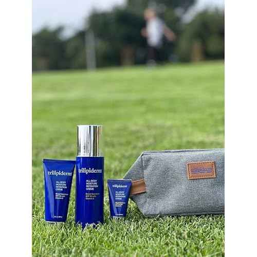 Trilipiderm All-Body Moisture Retention Cr?me with SPF 30, Vitamin D - 8oz Airless Pump Sunscreen