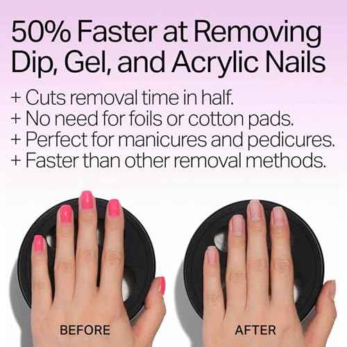 Nailboo Magic Soak Manicure Remover Bowl, Electric Nail Soaking Bowl Effortlessly Removes Nail Dip Powder, Acrylic, Gel Polish and Press Ons, Perfect Size for Manicures