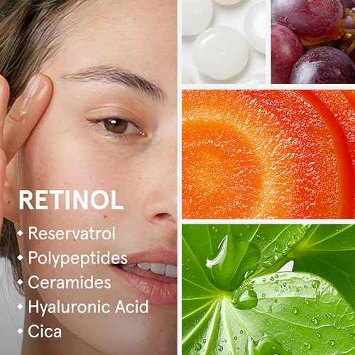 iRestore Retinol Serum for Face - 1% Retinol with Peptides & Hyaluronic Acid - Anti Aging Night Serum for Sensitive Skin - Fragrance Free, Reduces Fine Lines, Wrinkles (Pack of 1)