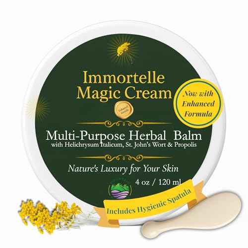 MOUNTAIN PASTURES¢ç Immortelle Magic Cream ? The Balkan Secret Balm for Healthy Skin ? Handcrafted Anti-Aging Formula with Wild Helichrysum ? Soothing, Deeply Nourishing ? 4 oz