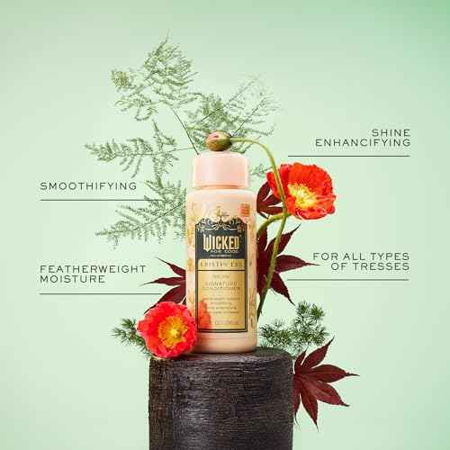 Kristin Ess Hair Wicked Limited Edition Signature Sulfate Free Shampoo and Conditioner Set for Moisture, Frizz + Shine - Color Safe, Vegan, Paraben Free - Clarifying, Hydrating Damage Repair for Women