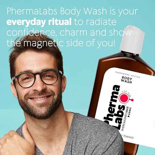 Premium Pheromone Body Wash for Men - Long-Lasting cologne perfume Gel Scent Con Feromonas para Hombres - Captivate with Feromonas for Men - Mens Pheromones (8.5 Fl Oz, Scent Number 1)