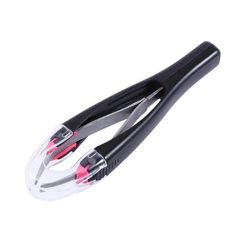 Lurrose Automatic Elastic Eyebrow Tweezer Retractable Tweezer for Eyebrow Removal (Color Random)