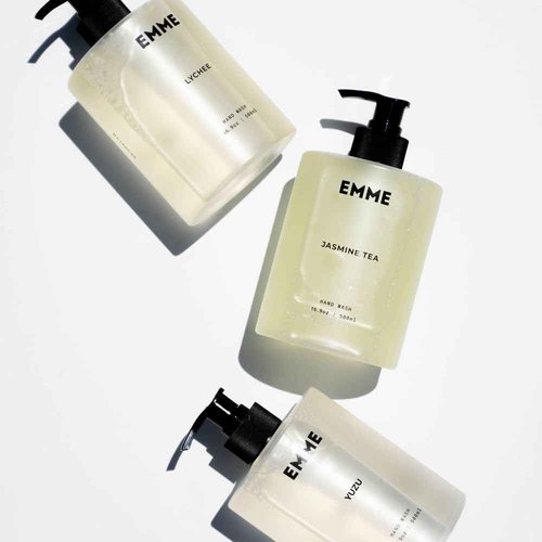 EMME nyc Hand Wash - Scented Liquid Hand Soap, Gentle Formula, Natural, Non-Toxic, Refillable Bottle 16.9 oz (Yuzu)