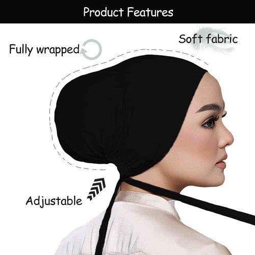 Hophor Bonnet Hair Wrap for Sleeping, 2 Pcs Adjustable Women Men Sleep Cap Slouchy with Adjustable Strap Curly Hair Head Scarf Night Caps(Pink+Light Khaki(2pcs))