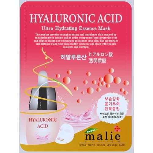 100 pcs Vegan Combo, Ultra Hydrating Essence Mask, Korean Facial Mask Sheet (10 x 10 Types), Made in Korea