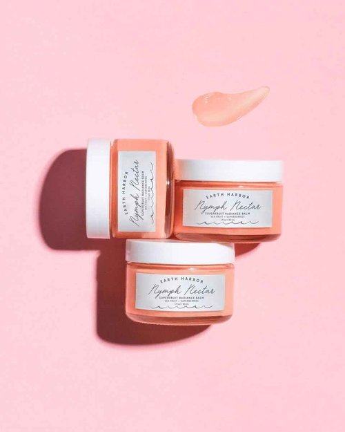 Earth Harbor | NYMPH NECTAR Superfruit Radiance Balm | Deep Moisturizer and Sleeping Mask | Superberries + Sea Fruit | 100% Natural + Vegan | 1 oz