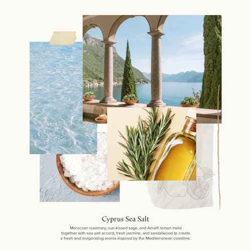 Thymes Moisturizing Hand Lotion for Dry Skin - Moisturizer for Beauty and Personal Care - Luxury Hand Lotion for Women & Men with Shea Butter & Aloe Vera (Cyprus Sea Salt, 9 fl oz)