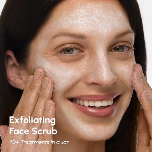 MAREE Face Exfoliator ? Microdermabrasion Facial Scrub & Exfoliating Face Wash for Women ? Collagen & Glycolic Acid ? Gentle Scrub and Exfoliant ? Men Exfoliating Scrubber ? Exfoliante Facial Cleanser