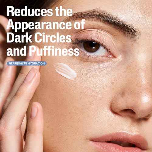 CETAPHIL Deep Hydration Refreshing Eye Serum, 0.5 fl oz, 48Hr Hydrating Under Eye Cream to Reduce the Appearance of Dark Circles, With Hyaluronic Acid, Vitamin E & B5 (Packaging May Vary)