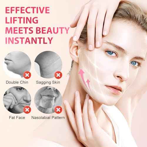 160PCS Face Lift Tape Invisible Face Tape Neck Lift Tape Lifting Instantly With String, Anti Wrinkle Facial Patches V-Shaped for Facial Wrinkles, for Dounle Chin Forehead Skin Firming & Lifting