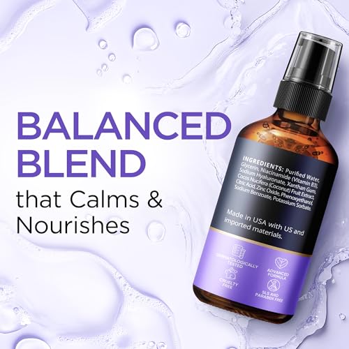 Niacinamide Serum for Face 10% with Zinc 1% Vitamin B3 Anti-Aging, Advanced Skin Care for Even Tone, Texture and Hydrating Cruelty Free 2 Oz