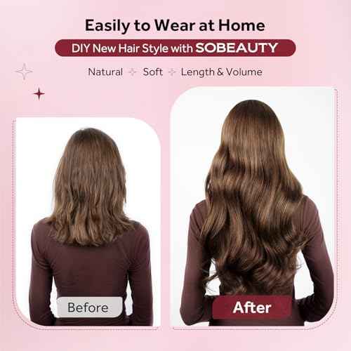 Clip in Hair Extensions Real Human Hair Chocolate Brown Seamless Clip In 100% Straight Remy Hair Extensions PU Skin Weft Add Volume for Women #4A 18Inch 120G 8PCS