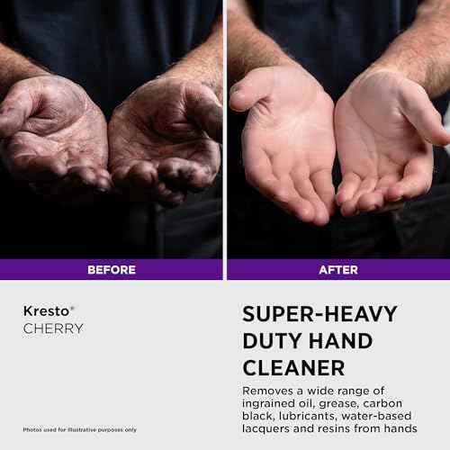 SC Johnson Professional Kresto Cherry Industrial Hand Scrub 2 liter, 67.628 Fl Ounce (Pack of 4)