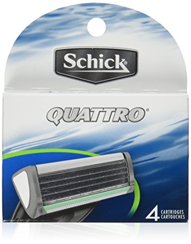 Schick Quattro Refill Cartridges, 4 Cartridges