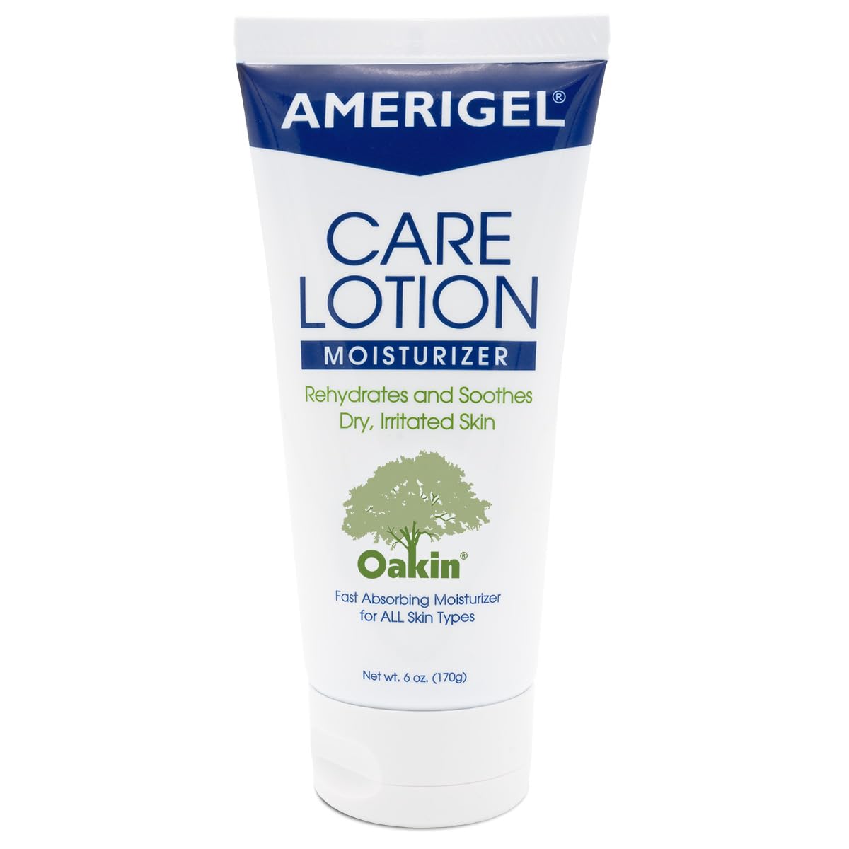 AMERIGEL Care Lotion – Hypoallergenic Moisturizer - Diabetic Skin Care - Rehydrates and Soothes Dry, Irritated Skin - 6 oz.