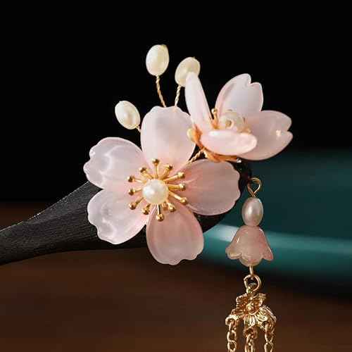 Floral Hair Stick Stylish Hair Stick Hanfu Hair Sticks Elegant Hair stick