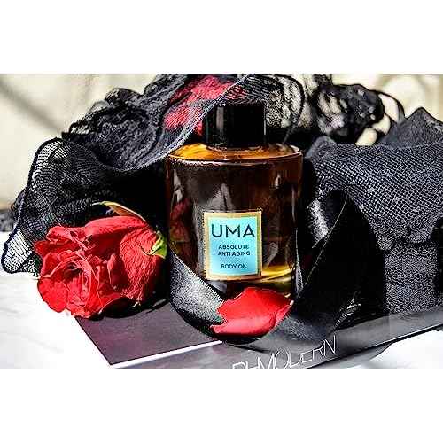 UMA Absolute Anti-Aging Body Oil | 100% natural & non-toxic | Ayurvedic Body Oil for Minimizing Wrinkle & Dark spots | For a Brighter, Firmer, & Hydrating look | (3.4 fl. oz.)