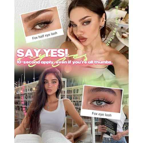 Focipeysa Wispy Lash Clusters Spiky Eyelash Clusters 10-18mm Eyelash Extensions Fox Eye Eyelash Right Left Individual Lashes Cat Eye Lashes Thin Soft Lash Extension Waterproof Lash Cluster