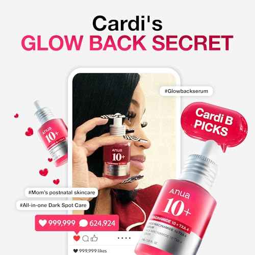 ANUA Niacinamide 10 + TXA 4 Serum, Hyaluronic Acid, Tranexamic acid, Facial Serum For GlassSkin, Cardi B¡¯s Pick, Glow Back Serum, Dark Spot Care, Postnatal Skincare, Korean Skincare (30ml/1.01 fl.oz)