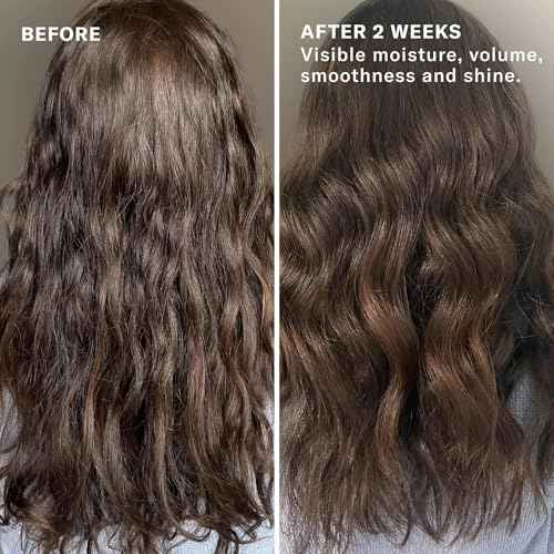 Josie Maran Argan Moisture Plump Hair Shampoo - Hydrating & Volumizing Argan Oil Shampoo - Strengthens, Repairs & Plumps Hair for Body & Shine - Helps Reduce Split Ends - Juicy Fruits (8 Fl Oz)