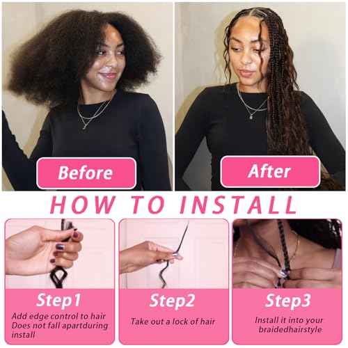 Human Braiding Hair 100g One Bundle/Pack 28 Inch Natural Black Body Wave Curly Bulk Human Hair for Braiding No Weft 100% Unprocessed Brazilian Human Hair Braiding Hair for Boho Braids