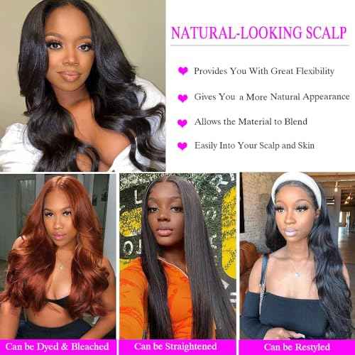 Xagujpo Glueless V Part Wig Human Hair Body Wave for Black Women Upgrade U Part Human Hair Wig 100% Beginner Friendly No Sew In No Glue 180% Density Natural Color (18 inch)