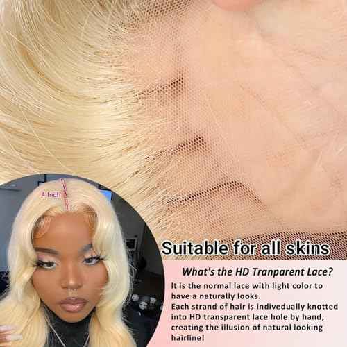 250% Density 613 Lace Front Wig 32 Inch 13X4 Lace Front Wigs Human Hair Body Wave Human Hair Wigs For Black Women Glueless Wigs Lace Frontal Wigs