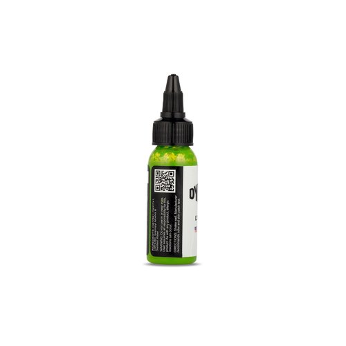 Dynamic Color Co Lime Green Tattoo Ink (1oz Bottle): Vibrant, Sterilized, Vegan & USA-Made Since 1990 – Trusted by Artists Worldwide