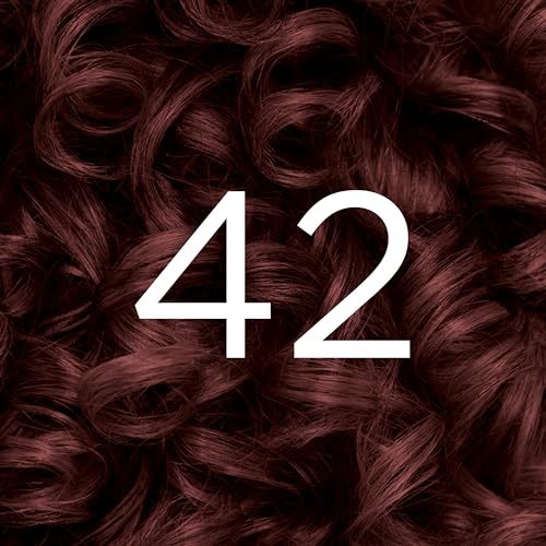 L¡¯Oreal Paris Feria Multi-Faceted Shimmering Permanent Hair Color, High Intensity Hair Dye for 3X Highlights, 42 Burgundy Blush, 1 Hair Dye Kit