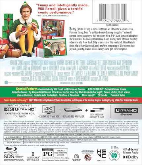 Elf (4K Ultra HD + Blu-ray) [4K UHD]