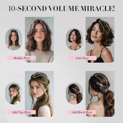 Clip in Short Hair Extensions Real Human Hair,Prokyvity Invisible Human Hair Clip in Extensions Short,(6inch&8inch)4 pieces Mini Extensions for volume or highligh,Natural Black