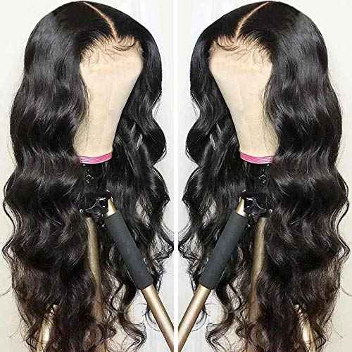 Body Wave Lace Front Wigs Human Hair Pre Plucked HD Transparent 13x6 Lace Frontal Wigs Human Hair 180% Density Human Hair Lace Front Wig for Women with Baby Hair Glueless Wig 22 Inch