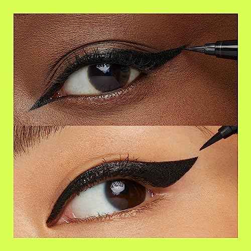 Maybelline Tattoo Studio Ink Pen Liquid Eyeliner, Up to 24 Hours of Wear, Waterproof & Smudge-Resistant Make Up, Brown, 1 Count