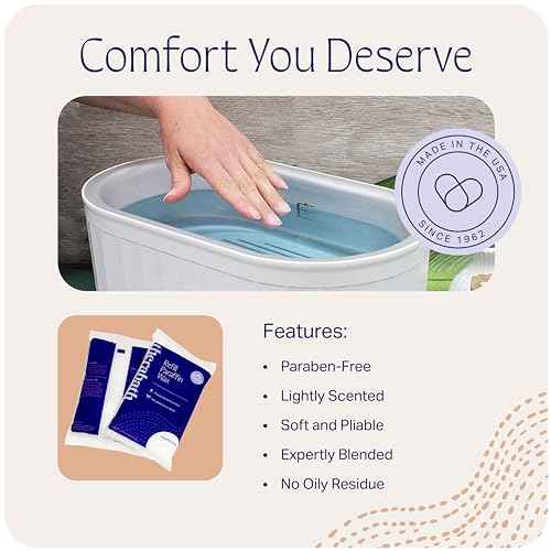 Therabath Paraffin Wax Refill - Thermotherapy - Use to Relieve Arthritis Discomfort, Stiff Muscles, & Dry Skin - For Hands, Feet, Body - Deeply Hydrates & Protects - Made in USA, 2 lb. ScentFree