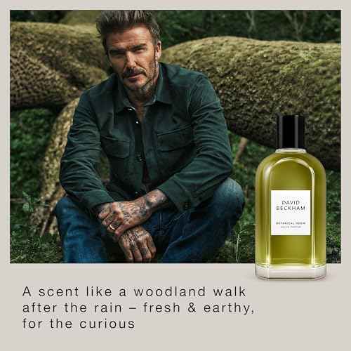 David Beckham Collection Botanical Resin Eau de Parfum 3.3 fl oz (Pack of 1), Notes of Grapefruit, Ginger, and Sandalwood, Men's Fragrance, Long Lasting, Everyday Fragrance, Travel Size