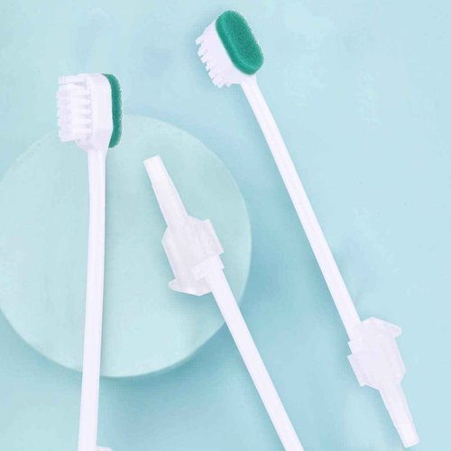 wellgler Oral Care Single Use Suction Swab Toothbrush（20pcs）