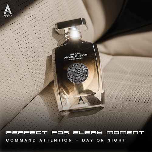 Absolute Noir Eau De Parfum for Men 100Ml 3.4Oz - Luxurious and Long Lasting Fragrances with Top Notes of Bergamot, Lemon, Grapefruit, Pink Pepper - Best Alternative for Absolu Aventus